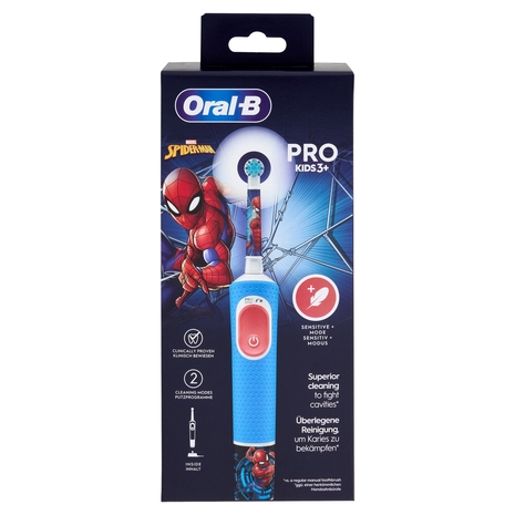 Oral-B Spazzolino Elettrico Ricaricabile Marvel Spider-Man Pro Kids3+
